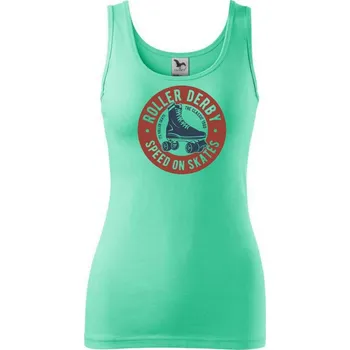 Dámské tričko Roller Derby - Dámské tílko - XS ( Mátová )