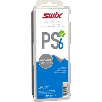 Lyžování Skluzný vosk Swix PS6 Blue -6°C/-12°C, 180g vosk 180 g