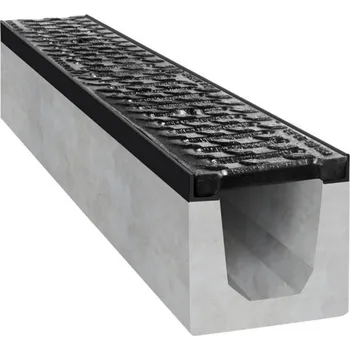 Odvodňovací žlab Covernit Betonový žlab D400 s litinovou mříží H200 100 20 15