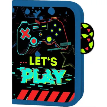 Penál Penál jednopatrový LET’S PLAY, Rozměry: 210 x 140 x 40 mm