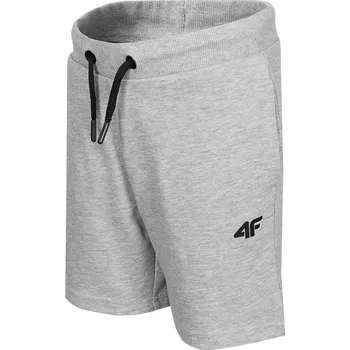 Chlapecké kraťasy 4F HJL22-JSKMD001 COLD LIGHT GREY MELANGE Dětské kraťasy EU 134 HJL22-JSKMD001 LIGHT GREY MEL