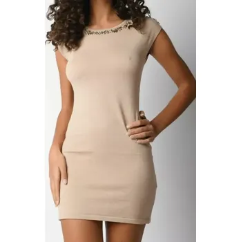 Dámské šaty Zlaté šaty Nuna Lie (Dámské úpletové šaty značky Nuna Lie)