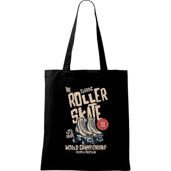 Roller Skate - Taška bavlněná - 42 x 38 cm ( Černá )