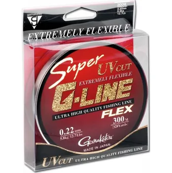 GAMAKATSU - Super G-Line FLEX 0,28mm/15,4lbs/300m - ČIRÝ