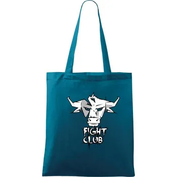 Fight club - býk - Taška bavlněná - 42 x 38 cm ( Petrolejová )