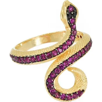 Prsten sZlato.cz 3334 Zlatý dámský prsten do tvaru hada se zirkony Velikost: 55.6, Váha: 4.89 g