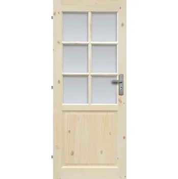 Interiérové dveře Interiérové dveře z masivu NORMANDIA 6S 60L borovice