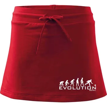 Dámská sukně Evolution Bowl - Sportovní sukně - two in one - S ( Červená )