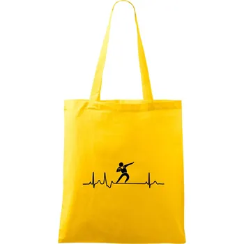 EKG vrh koulí - Taška bavlněná - 42 x 38 cm ( Žlutá )