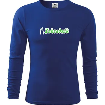 Chlapecké tričko Zahradník - nůžky - Triko dětské Long Sleeve - 122 cm/6 let ( Královská modrá )