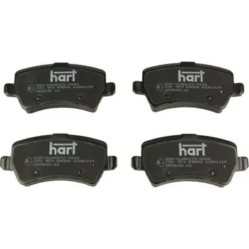 Brzdová destička Sada brzdových destiček, kotoučová brzda HART 230 959