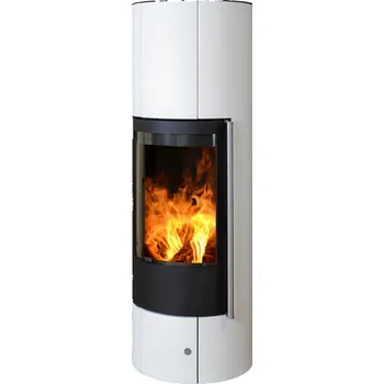 Krbová kamna Krbová kamna ABX Oregon s akumulací bílý plech