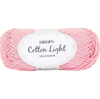 Příze Příze DROPS Cotton light 41 - růžová pivoňka
