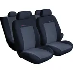 Autopotahy na Dacia Logan I., od 2004 - 2012, Lux style barva šedo černá