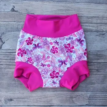 Kojenecké plavky Swim nappy klasické polyesterové plavky - Motýlí M