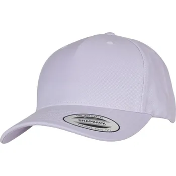 Kšiltovka Prémiová 5 panelová snapback kšiltovka Flexfit Yupoong s příměsí vlny Barva: light purple, Velikost: one size