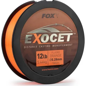 Fox Vlasec Exocet Fluoro Orange Mono 1000 m Průměr: 1000m/0,35mm