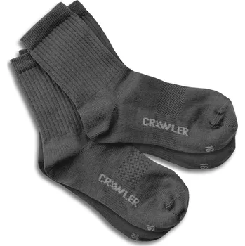 Crawler Merino barefoot ponožky celoroční duopack Grafitové Velikost: 20-21 cm /EU 32-34/