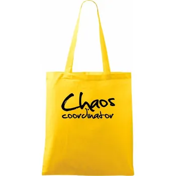 Chaos coordinator - Taška bavlněná - 42 x 38 cm ( Žlutá )