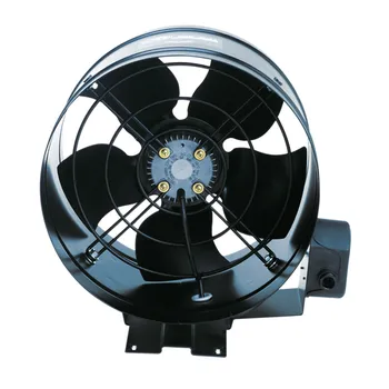 Domácí ventilátor Soler&Palau (Španělsko) TRB/4-350 Průměr [mm]: Ø 265, Model: S montážní konzolou, čtyřpólový jednofázový motor, Průtok vzduchu [m3/h]: 950 Ø 210 / Ø 265 / Ø 315 / Ø 370