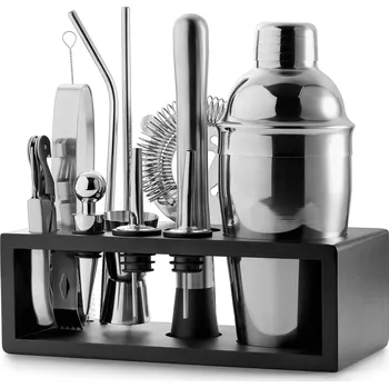 Luxusní barmanská sada se šejkrem z nerezové oceli na přípravu koktejlů - Trendhim