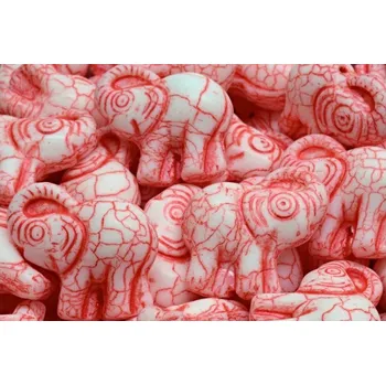 Korálek Korálky slon č.3162 (20x21mm)