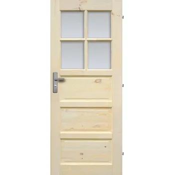 Interiérové dveře Interiérové dveře z masivu ILAWA 4S 80P borovice