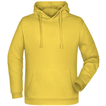 Pánská mikina Pánské mikiny pro školy Barva: Žlutá, Velikost: 5XL, Umístění potisku: Bez potisku