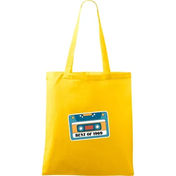 Narozeniny kazeta Best of 1969 - Taška bavlněná - 42 x 38 cm ( Žlutá )