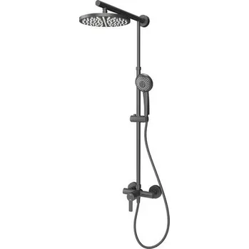 Sprchový set Sprchový systém s pákovou baterií SCHULTE DuschMaster Classic ExpressPlus černá matný EP9620 68
