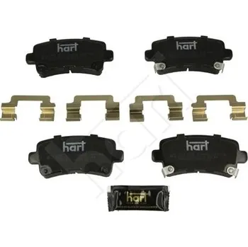 Brzdový systém Sada brzdových destiček, kotoučová brzda HART 248 978