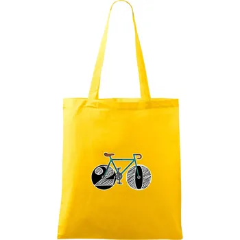 Narozeniny 20 let na kole - Taška bavlněná - 42 x 38 cm ( Žlutá )