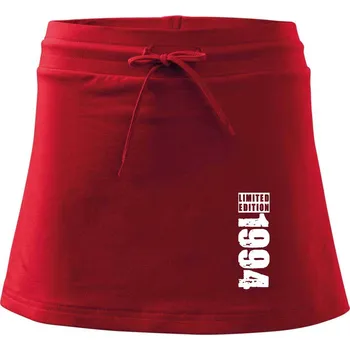 Dámská sukně Limited edition 1994 pruh - Sportovní sukně - two in one - L ( Červená )