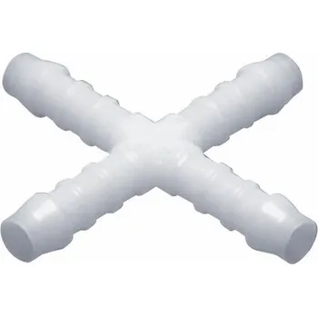 Hadicová spojka Landefeld X-spojka s trny 4mm