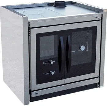 Sporák na tuhá paliva Vestavný sporák MBS SD STRONG nerez