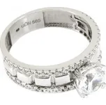 sZlato.cz 3384 Zlatý dámský prsten z bílého zlata Velikost obvod (mm): 54, Váha: 4.4 g