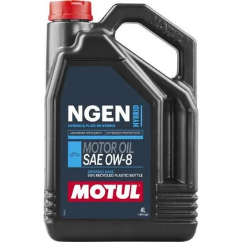 Motorový olej Motul NGEN HYBRIDNI MOTOROVY OLEJ 0W-8 4L