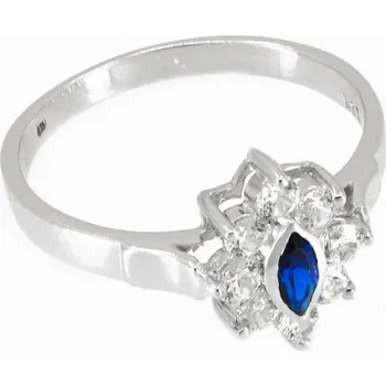 Prsten sZlato.cz 3385 Zlatý dámský prsten z bílého zlata Velikost: 57, Váha: 2.6 g