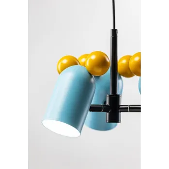 Stropní svítidlo MOUSE II, 2035, max.250V, 50/60Hz, 3*E27, max.25 W, IP20, prům. 30 cm, modrá