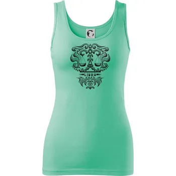 Dámské tričko Libra - vintage - Dámské tílko - XL ( Mátová )