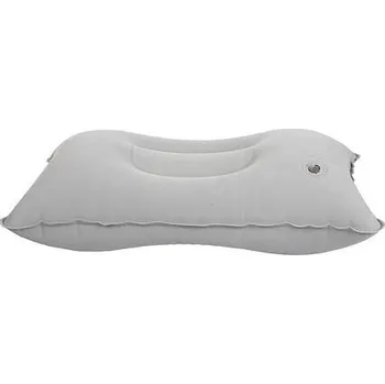 Cestovní polštářek Merco Rest nafukovací polštářek 24 x 34,5 cm šedý