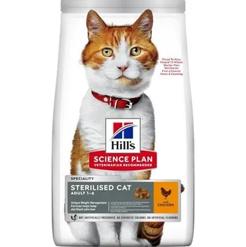 Krmivo pro ptáka Hill's Pet Nutrition s.r.o. Hill's Science Plan Feline Young Adult Sterilised Chicken 1,5 kg