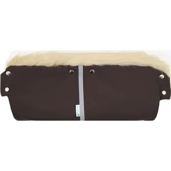 Rukávník Babyrenka zateplení rukojeti Rukávník přepínací Softshell Lux hnědá béžová
