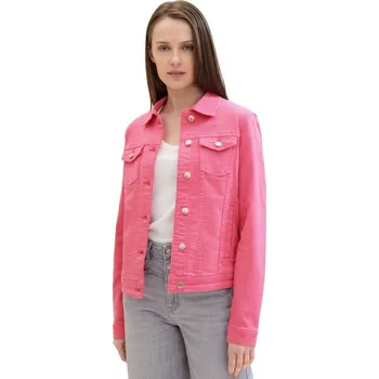 Dámská casual bunda TOM TAILOR® DÁMSKÁ BAREVNÁ DENIM. BUNDA-RŮŽOVÁ M