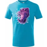 ON-DESIGN Tričko dětské JEDNOROŽEC 2 Velikost: 134 cm/8 let, Barva: tyrkysová