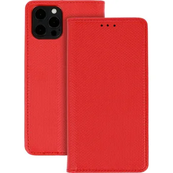 Pouzdro na mobilní telefon Knížkové pouzdro Smart Book MAGNET pro XIAOMI REDMI NOTE 13 PRO 5G RED