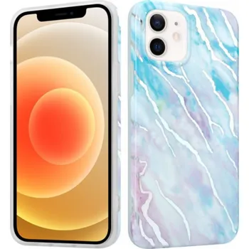 Pouzdro na mobilní telefon MAXXIMUS MX MARBLE IPHONE 12 PRO MAX BÍLÝ