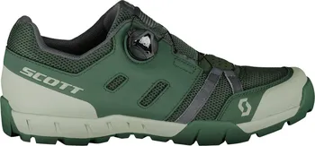 Pánské cyklistické tretry Scott Sport Crus-r BOA Dark Green/Light Green