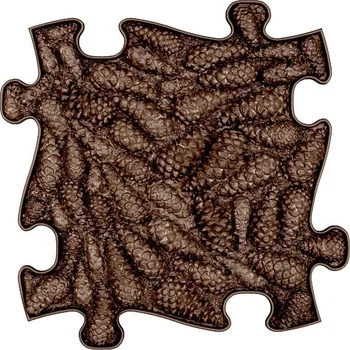 Muffik Les, tvrdý, hnědá, 1 ks