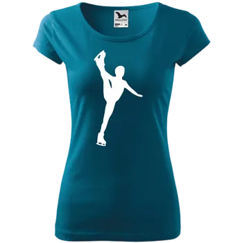 Dámské tričko ON-DESIGN Dámské tričko s KRASOBRUSLAŘKOU Velikost: L, Barva: petrolejová